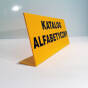 tabliczki informacyjne stojące - katalog alfabetyczny