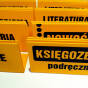 tabliczki informacyjne stojące - księgozbiór