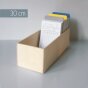 pudełko na karty czytelnika drewniane ECO 30 cm