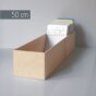 pudełko na karty czytelnika drewniane ECO 50 cm