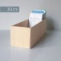 pudełko na karty ksiąki drewniane ECO 30 cm