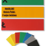 Rozdzielacze do księgozbioru - bez napisów