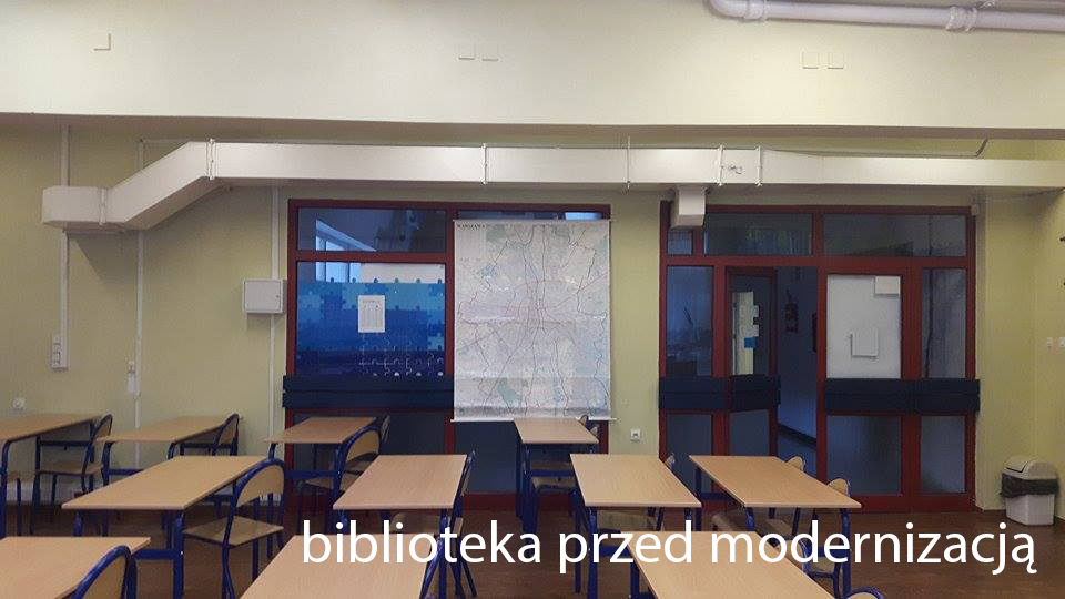 Biblioteka przed modernizacją Biblioteka przed modernizacją